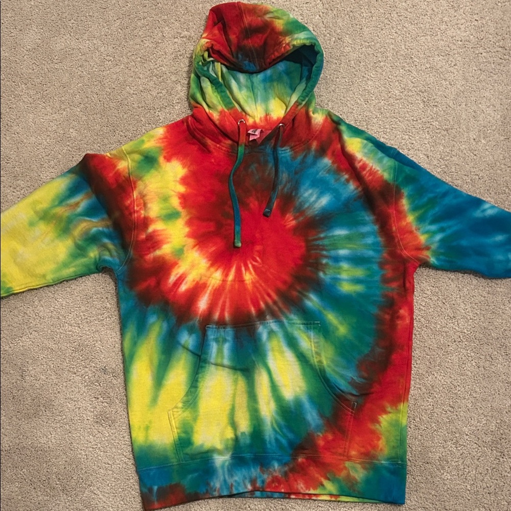 Colorful Tie-Dye Hoodie